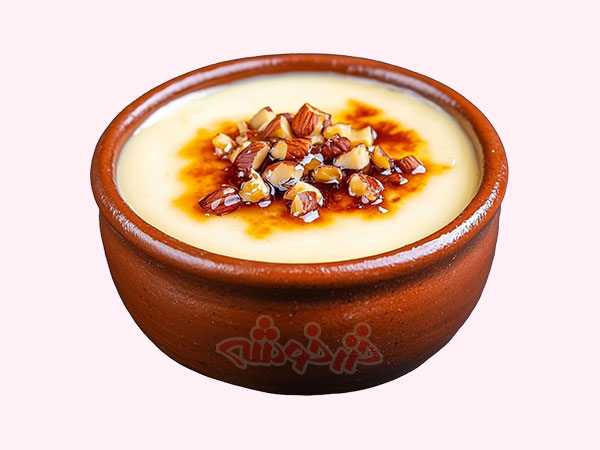 دسر بدون گلوتن فرنی مجلسی