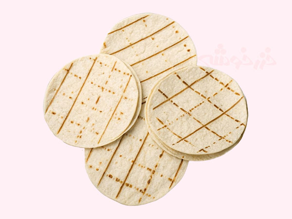 bread tortilla khazarkhooshe img w600h450 04 طرز تهیه نان ترتیلا با آرد ذرت, نان ترتیلا مکزیکی با آرد ذرت, دستور پخت نان ترتیلا با آرد ذرت, روش پخت نان ترتیلا با آرد ذرت
