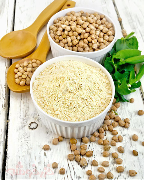 chickpea flour benefits storage khazarkhooshe img w480h600 02 خواص بی‌نظیر آرد نخودچی, روش نگهداری آرد نخودچی, نگهداری آرد نخودچی