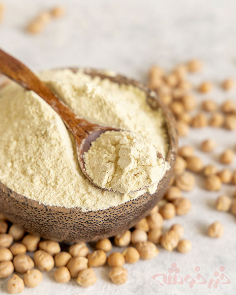 chickpea flour benefits storage khazarkhooshe img w480h600 07 خواص بی‌نظیر آرد نخودچی, روش نگهداری آرد نخودچی, نگهداری آرد نخودچی