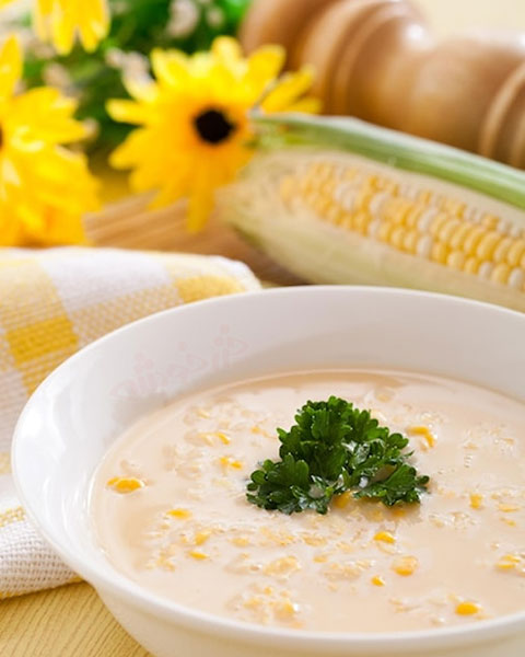 creamy soup corn flour khazarkhooshe img w480h600 08 طرز تهیه سوپ کرمی با آرد ذرت, سوپ کرمی با آرد ذرت, دستور پخت سوپ کرمی با آرد ذرت, روش پخت سوپ کرمی با آرد ذرت