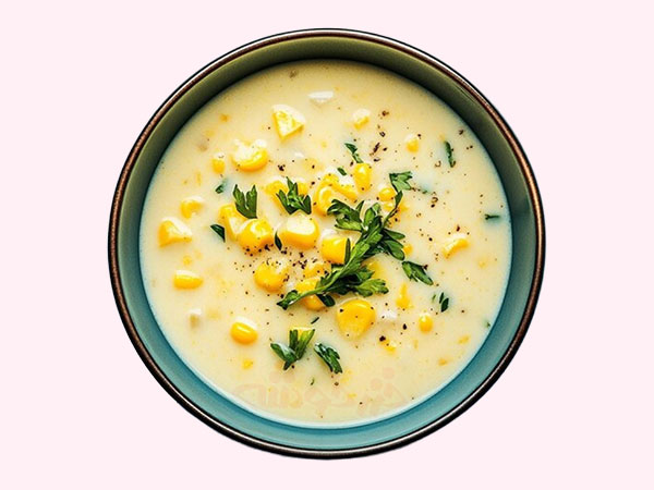 creamy soup corn flour khazarkhooshe img w600h450 06 طرز تهیه سوپ کرمی با آرد ذرت, سوپ کرمی با آرد ذرت, دستور پخت سوپ کرمی با آرد ذرت, روش پخت سوپ کرمی با آرد ذرت