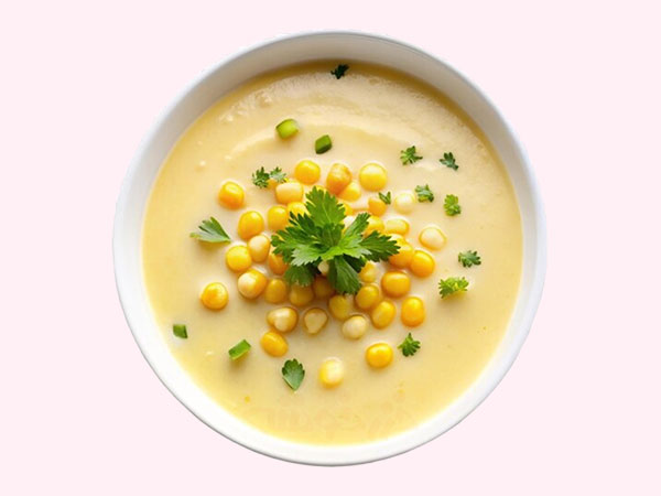 creamy soup corn flour khazarkhooshe img w600h450 09 طرز تهیه سوپ کرمی با آرد ذرت, سوپ کرمی با آرد ذرت, دستور پخت سوپ کرمی با آرد ذرت, روش پخت سوپ کرمی با آرد ذرت