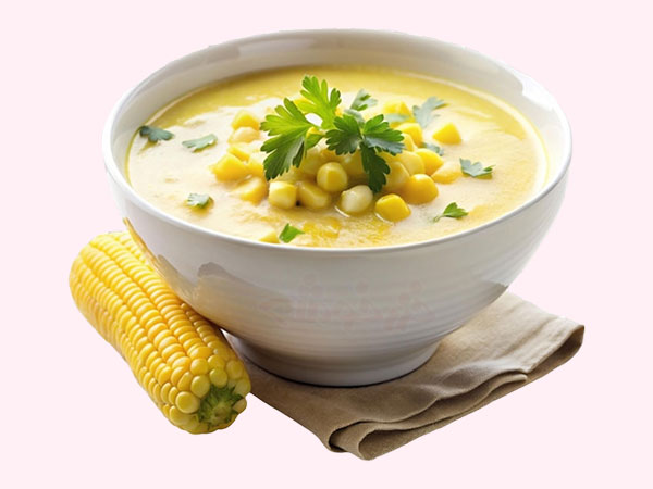 creamy soup corn flour khazarkhooshe img w600h450 10 طرز تهیه سوپ کرمی با آرد ذرت, سوپ کرمی با آرد ذرت, دستور پخت سوپ کرمی با آرد ذرت, روش پخت سوپ کرمی با آرد ذرت