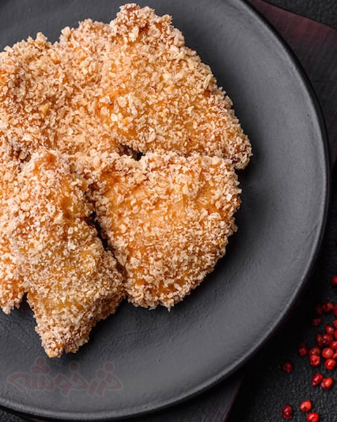 crispy cutlet kuku khazarkhooshe img w480h600 04 طرز تهیه کتلت و کوکو, کتلت و کوکو خانگی, دستور پخت کتلت و کوکو, روش پخت کتلت و کوکو