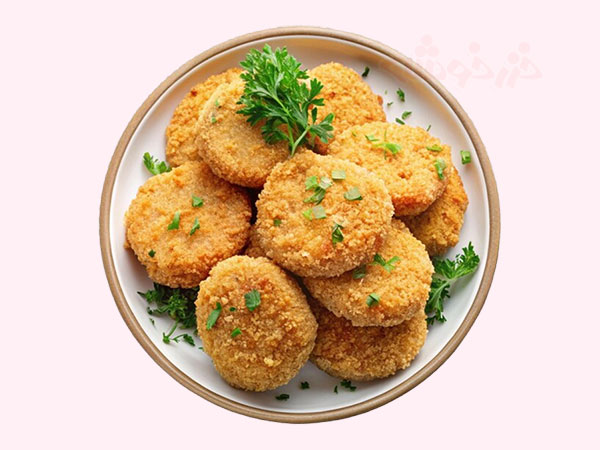 crispy cutlet kuku khazarkhooshe img w600h450 02 طرز تهیه کتلت و کوکو, کتلت و کوکو خانگی, دستور پخت کتلت و کوکو, روش پخت کتلت و کوکو