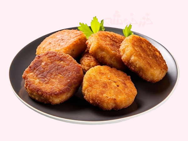 crispy cutlet kuku khazarkhooshe img w600h450 04 طرز تهیه کتلت و کوکو, کتلت و کوکو خانگی, دستور پخت کتلت و کوکو, روش پخت کتلت و کوکو