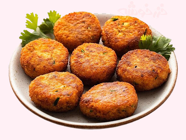 crispy cutlet kuku khazarkhooshe img w600h450 06 طرز تهیه کتلت و کوکو, کتلت و کوکو خانگی, دستور پخت کتلت و کوکو, روش پخت کتلت و کوکو