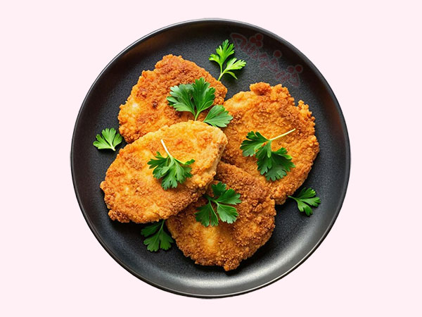 crispy cutlet kuku khazarkhooshe img w600h450 08 طرز تهیه کتلت و کوکو, کتلت و کوکو خانگی, دستور پخت کتلت و کوکو, روش پخت کتلت و کوکو