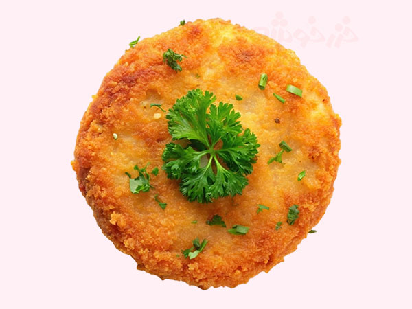 crispy cutlet kuku khazarkhooshe img w600h450 11 طرز تهیه کتلت و کوکو, کتلت و کوکو خانگی, دستور پخت کتلت و کوکو, روش پخت کتلت و کوکو