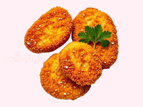 crispy cutlet kuku khazarkhooshe img w600h450 12 طرز تهیه کتلت و کوکو, کتلت و کوکو خانگی, دستور پخت کتلت و کوکو, روش پخت کتلت و کوکو