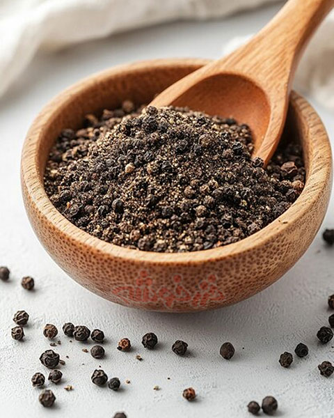pepper black benefits khazarkhooshe img w480h600 03 خواص فلفل سیاه, کاربردهای پودر فلفل سیاه, فواید فلفل سیاه, کاربرد فلفل سیاه, فلفل سیاه در آشپزی ایرانی