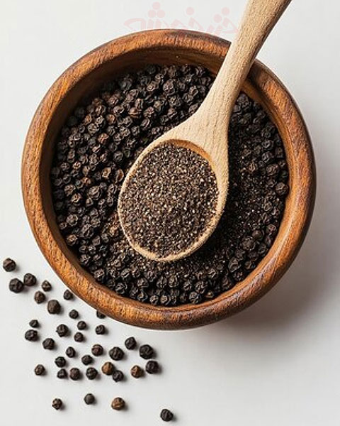 pepper black benefits khazarkhooshe img w480h600 05 خواص فلفل سیاه, کاربردهای پودر فلفل سیاه, فواید فلفل سیاه, کاربرد فلفل سیاه, فلفل سیاه در آشپزی ایرانی