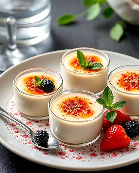 soft pudding khazarkhooshe img w480h600 03 طرز تهیه پودینگ لطیف, پودینگ لطیف با آرد ذرت, دستور پخت پودینگ لطیف با آرد ذرت, روش پخت پودینگ لطیف با آرد ذرت