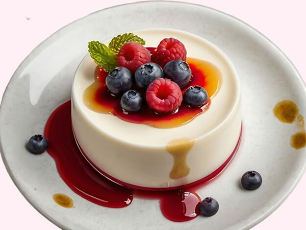 soft pudding khazarkhooshe img w600h450 09 طرز تهیه پودینگ لطیف, پودینگ لطیف با آرد ذرت, دستور پخت پودینگ لطیف با آرد ذرت, روش پخت پودینگ لطیف با آرد ذرت