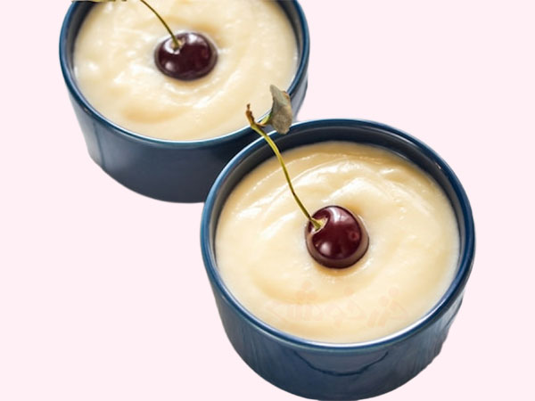 soft pudding khazarkhooshe img w600h450 12 طرز تهیه پودینگ لطیف, پودینگ لطیف با آرد ذرت, دستور پخت پودینگ لطیف با آرد ذرت, روش پخت پودینگ لطیف با آرد ذرت